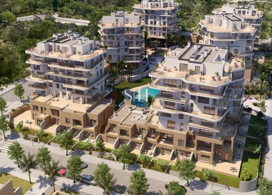 3 soveværelse Penthouse til salg i La Villajoyosa / Vila Joiosa med swimmingpool - € 830.000 (Ref: 9811103)