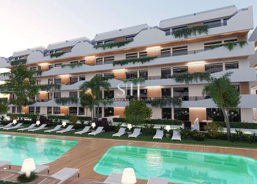 3 soveværelse Strandlejlighed til salg i Santiago de la Ribera med swimmingpool - € 250.000 (Ref: 9811106)