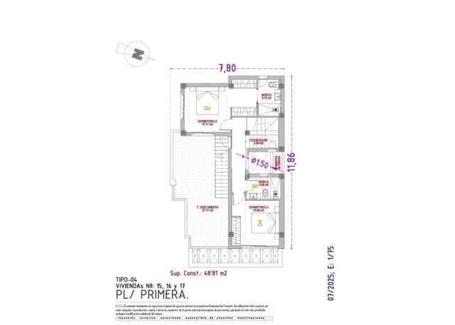 3 makuuhuone Huvila myytävänä paikassa Balcón de Finestrat - Terra Marina, Finestrat mukana uima-altaan - 635 000 € (Ref: 9821727)
