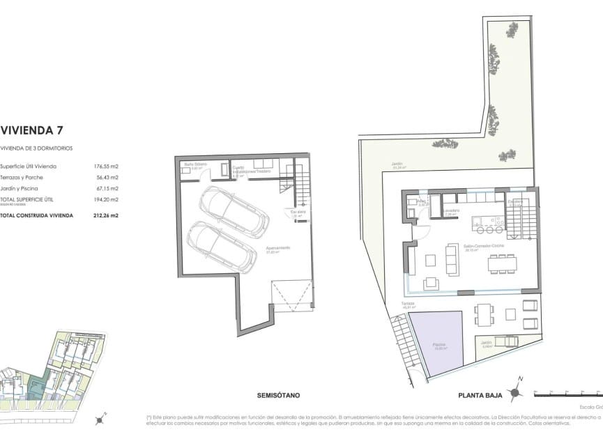 3 soverom Villa til salgs i Mojacar med svømmebasseng garasje - € 660 000 (Ref: 9821730)