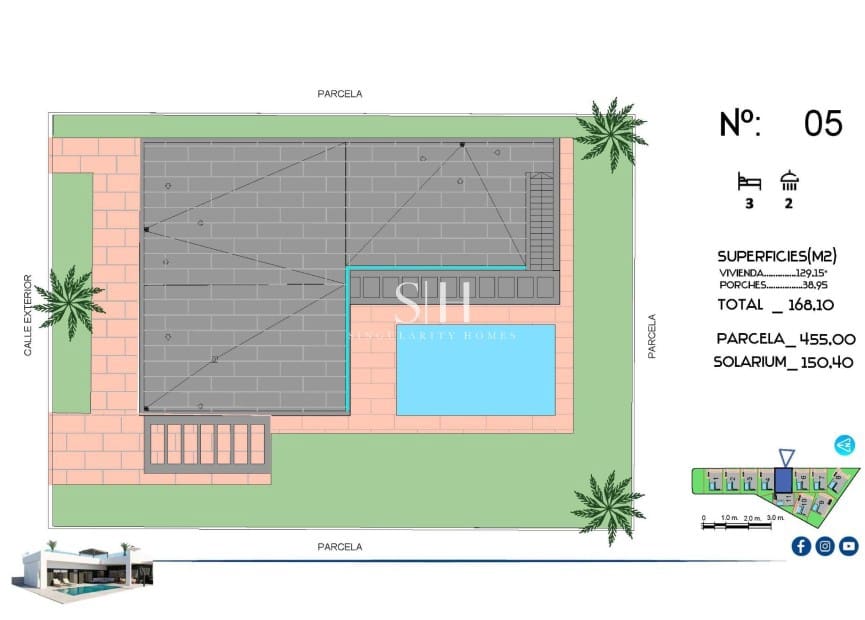 3 soverom Villa til salgs i Algorfa med svømmebasseng - € 670 000 (Ref: 9821731)