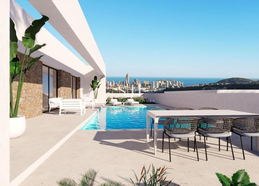 Chalet de 3 habitaciones en Finestrat en venta con piscina - 725.900 € (Ref: 9821732)