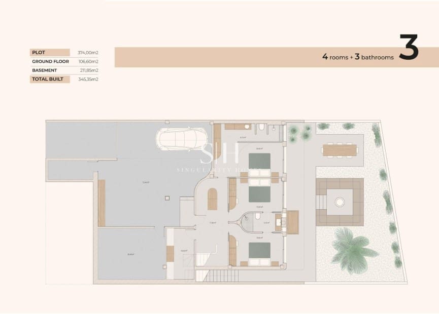 4 soverom Villa til salgs i Algorfa med svømmebasseng - € 835 000 (Ref: 9824100)