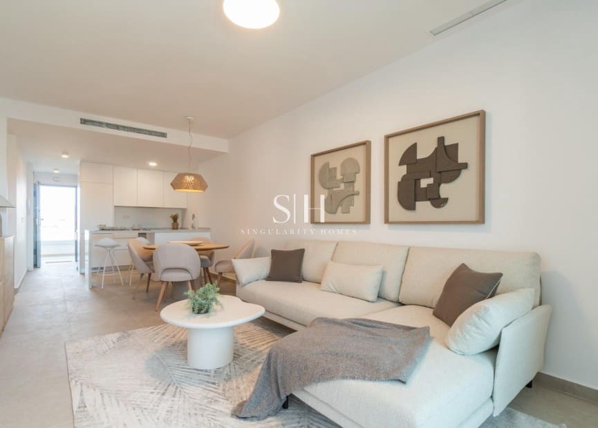 2 sypialnia Apartament na sprzedaż w Playa Flamenca z basenem garażem - 375 000 € (Ref: 9844438)