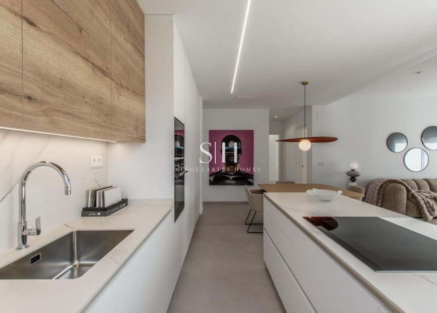 2 bedroom Apartment for sale in Finestrat with pool garage - € 410,000 (Ref: 9854659)