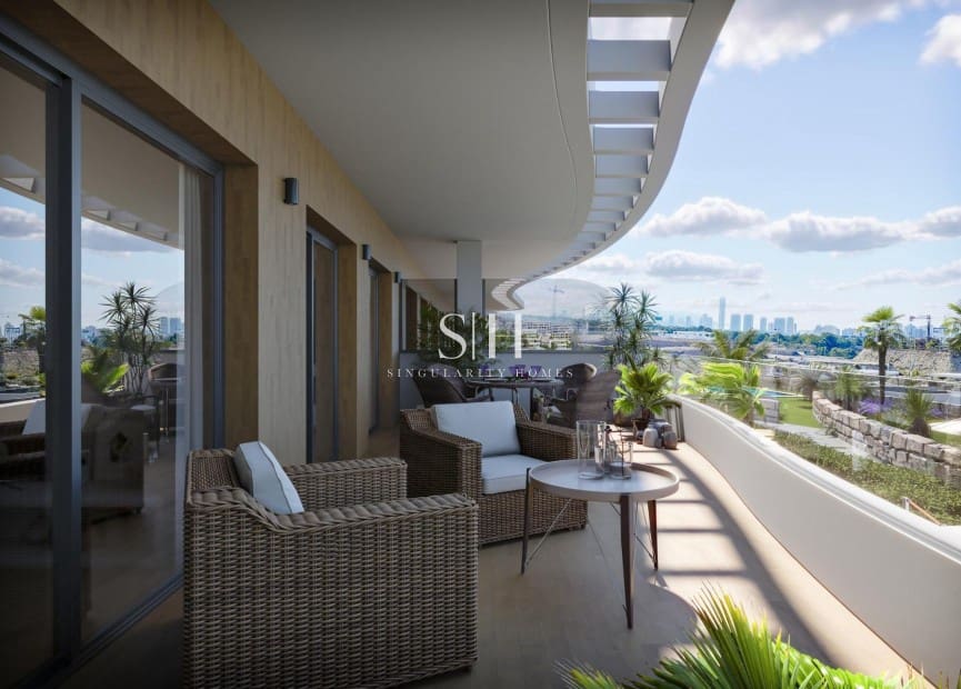 2 bedroom Apartment for sale in Finestrat with pool garage - € 410,000 (Ref: 9854659)
