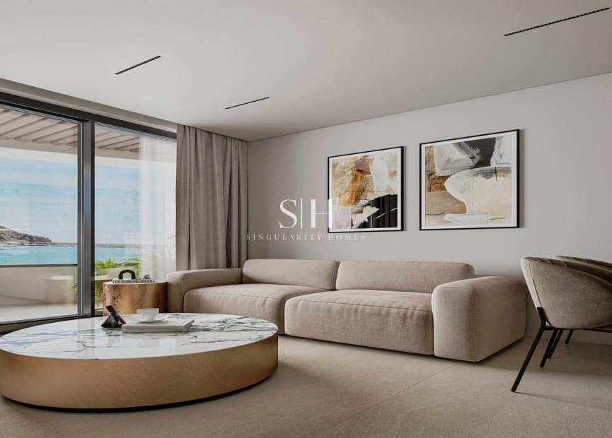 3 Zimmer Strandapartment zu verkaufen in Calpe / Calp mit Pool Garage - 676.000 € (Ref: 9854662)