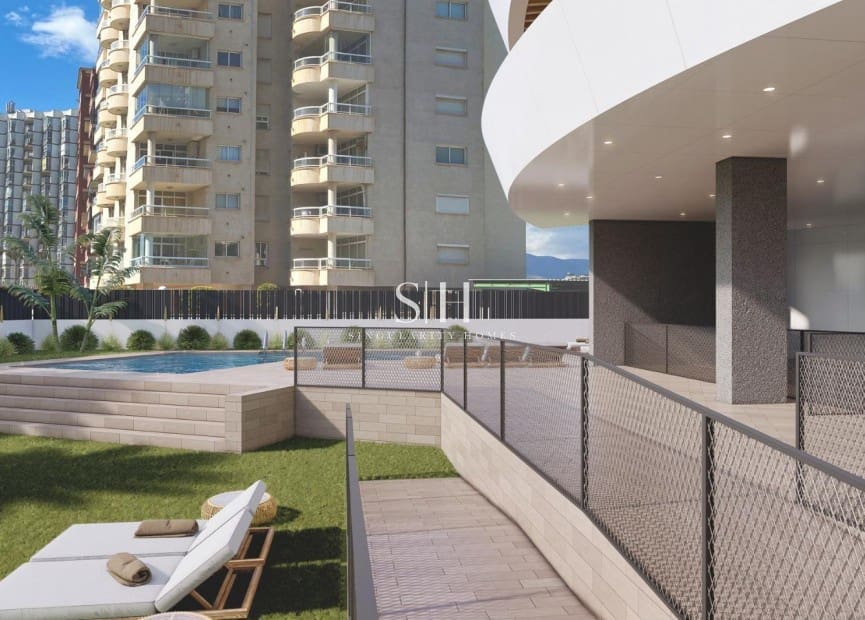 3 Zimmer Strandapartment zu verkaufen in Calpe / Calp mit Pool Garage - 676.000 € (Ref: 9854662)