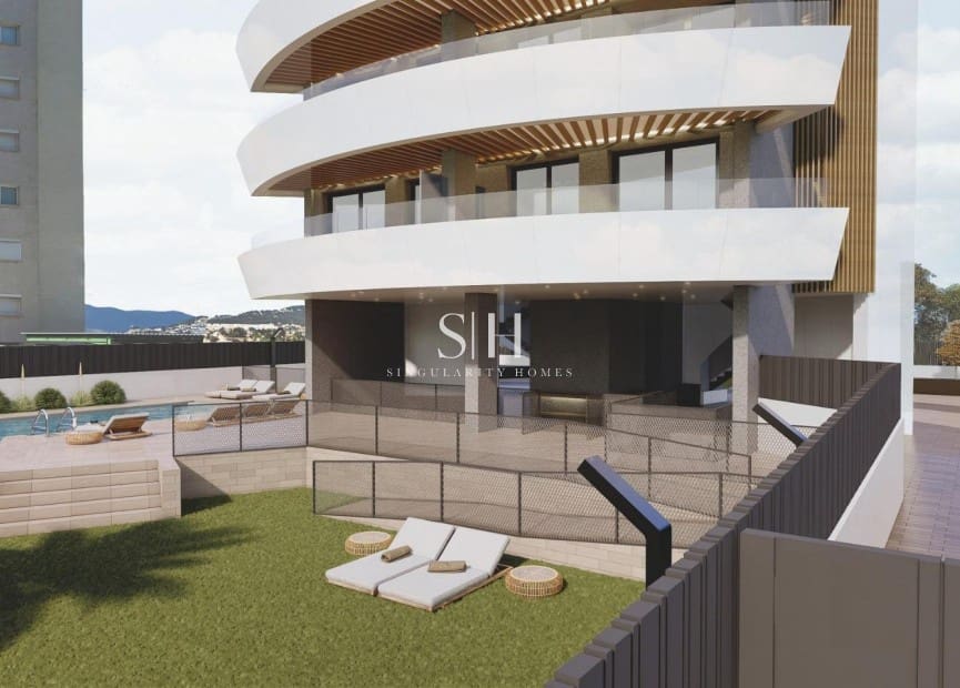 3 Zimmer Strandapartment zu verkaufen in Calpe / Calp mit Pool Garage - 676.000 € (Ref: 9854662)