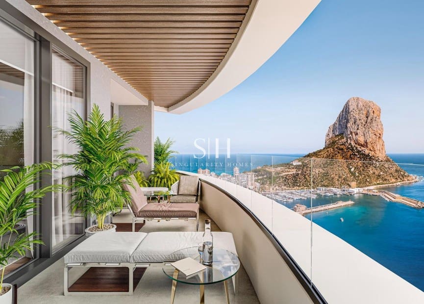 3 Zimmer Strandapartment zu verkaufen in Calpe / Calp mit Pool Garage - 676.000 € (Ref: 9854662)