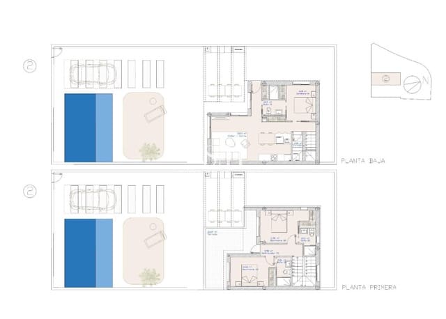3 sypialnia Willa na sprzedaż w San Pedro del Pinatar ciudad, San Pedro del Pinatar z basenem garażem - 519 950 € (Ref: 9919932)
