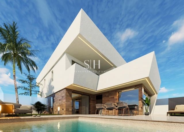 3 sypialnia Willa na sprzedaż w San Pedro del Pinatar ciudad, San Pedro del Pinatar z basenem garażem - 519 950 € (Ref: 9919932)