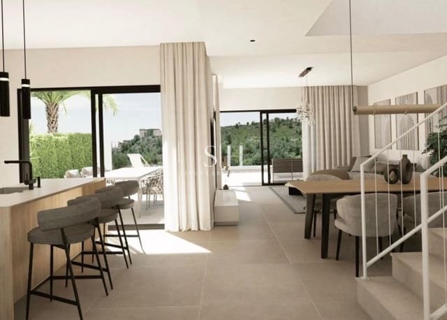 3 chambre Villa/Maison à vendre à Finestrat Pueblo, Finestrat avec piscine garage - 825 000 € (Ref: 9919949)
