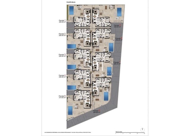 Chalet de 3 habitaciones en Atalaya Park, Benijófar en venta con piscina - 550.000 € (Ref: 9919951)