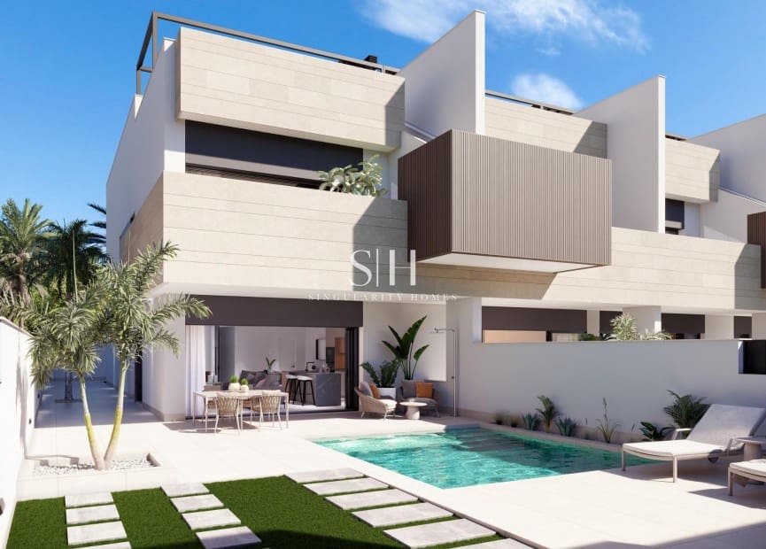 3 chambre Bungalow à vendre à Pilar de la Horadada avec piscine garage - 459 000 € (Ref: 9919963)