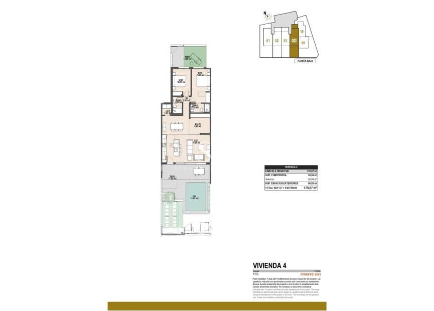 3 chambre Bungalow à vendre à Pilar de la Horadada avec piscine garage - 459 000 € (Ref: 9919963)