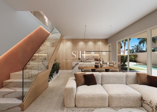 Chalet de 4 habitaciones en Dehesa de Campoamor, Orihuela en venta con piscina garaje - 1.550.000 € (Ref: 9919968)