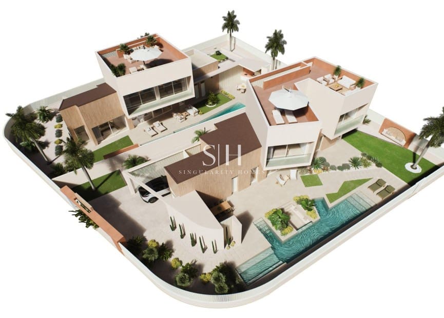 Chalet de 4 habitaciones en Dehesa de Campoamor en venta con piscina garaje - 1.550.000 € (Ref: 9919968)