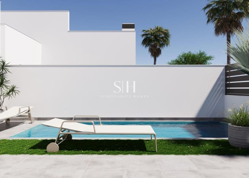 2 bedroom Semi-detached Villa for sale in Roldan with pool garage - € 286,900 (Ref: 9919998)