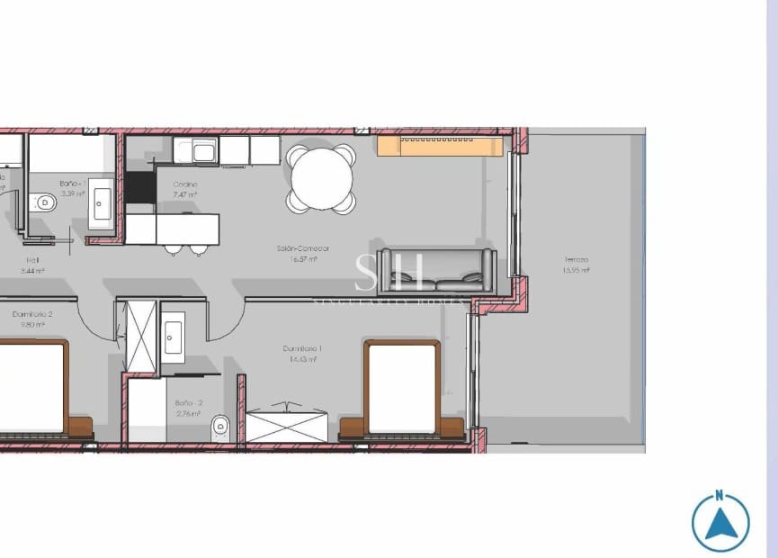 2 bedroom Apartment for sale in El Raso with pool garage - € 295,000 (Ref: 9919999)