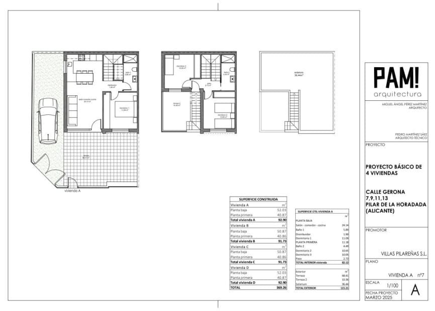 Chalet de 3 habitaciones en Pilar de la Horadada en venta con piscina - 305.000 € (Ref: 9920002)