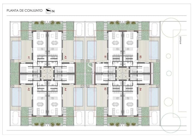 3 soveværelse Semi-Rækkehus til salg i Bigastro - € 328.000 (Ref: 9920005)
