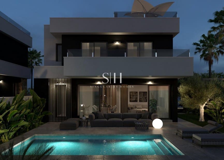 3 soverom Villa til salgs i Ciudad Quesada med svømmebasseng garasje - € 588 000 (Ref: 9961560)