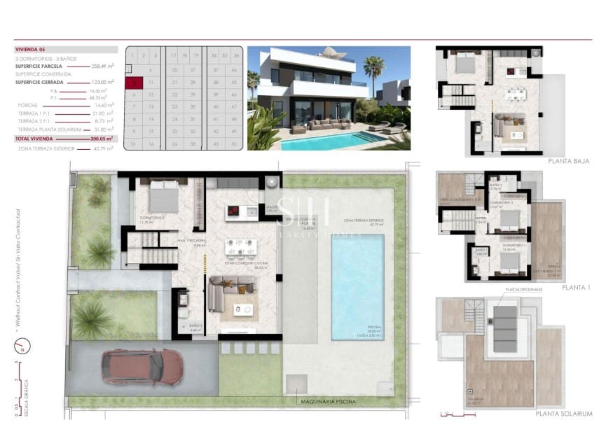3 soverom Villa til salgs i Ciudad Quesada med svømmebasseng garasje - € 588 000 (Ref: 9961560)