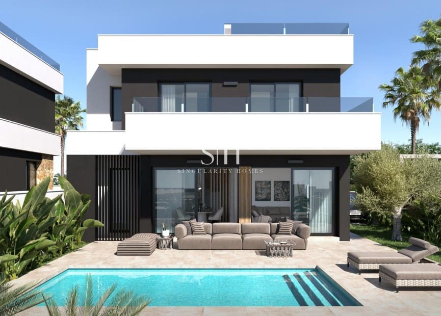 3 soverom Villa til salgs i Ciudad Quesada med svømmebasseng garasje - € 588 000 (Ref: 9961560)