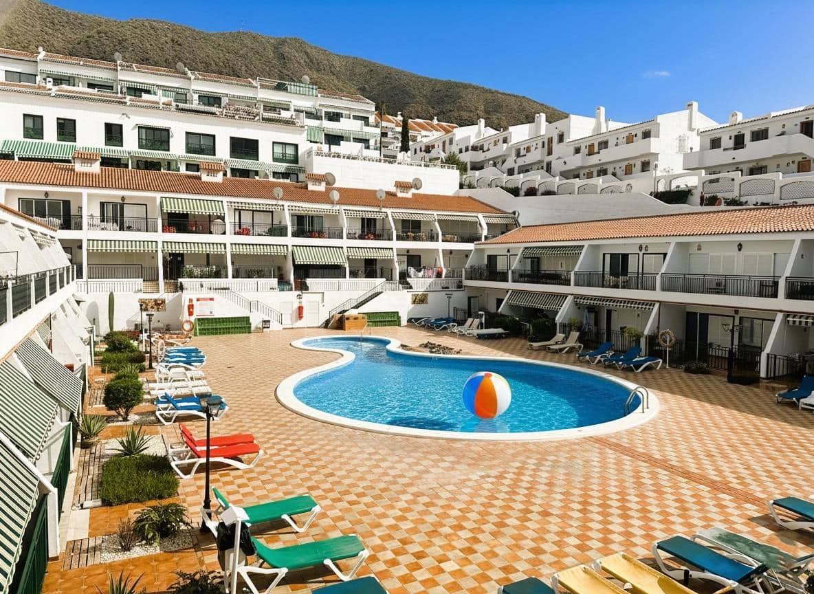 1 soverom Leilighet til salgs i Los Cristianos med svømmebasseng - € 245 000 (Ref: 9446353)