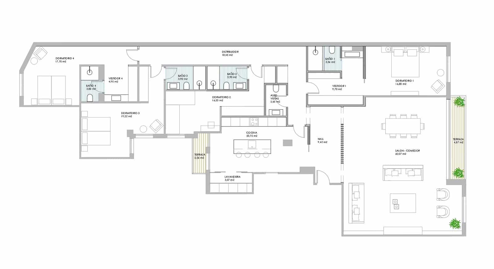 4 bedroom Flat for sale in Madrid city with garage - € 3,900,000 (Ref: 9730881)