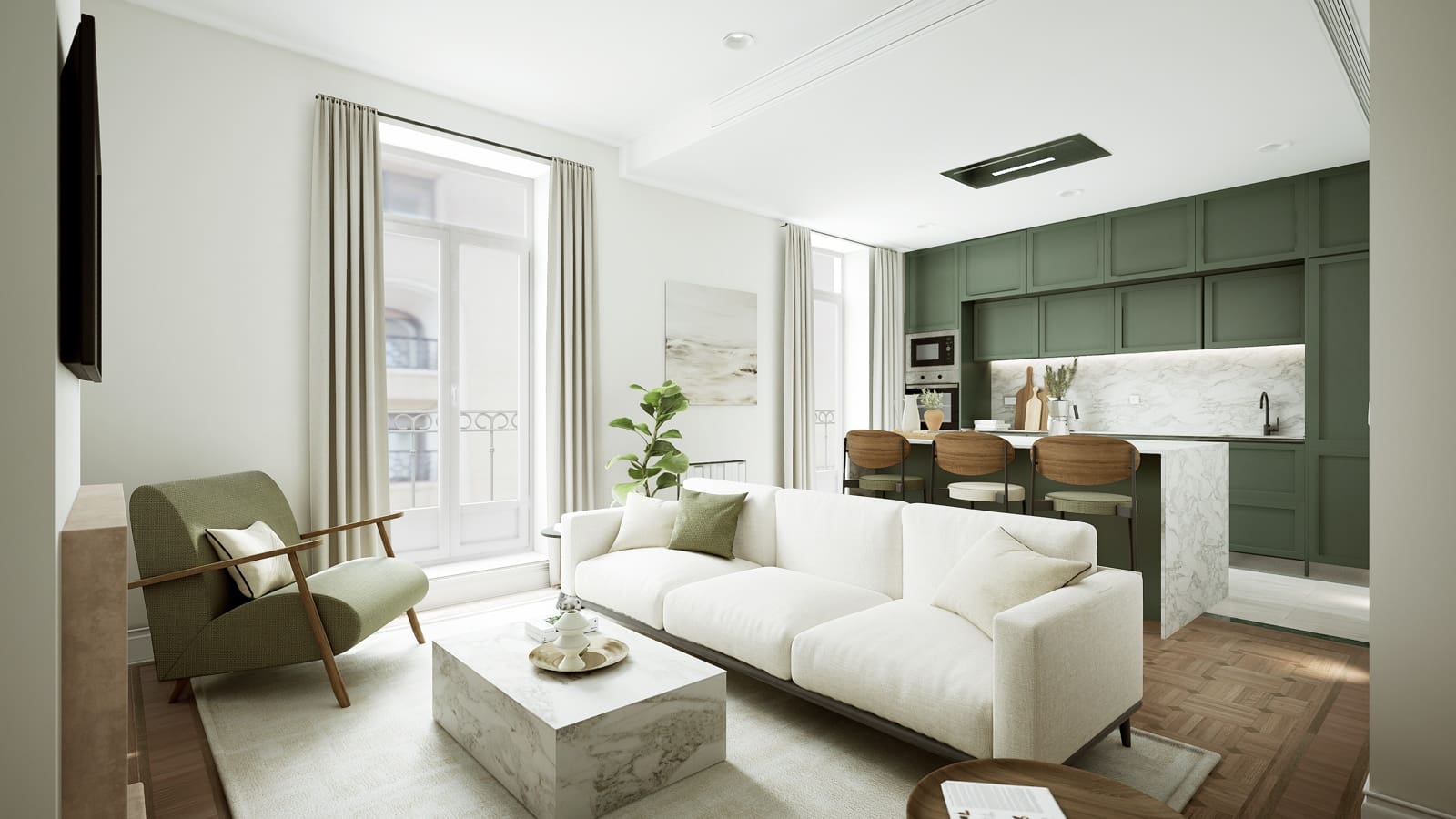 4 bedroom Flat for sale in Madrid city - € 1,590,000 (Ref: 9749307)