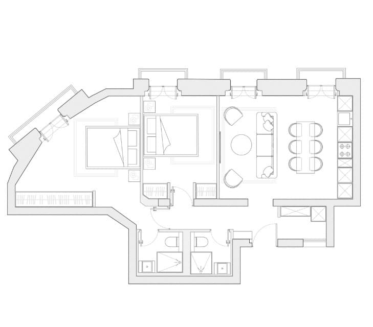 2 camera da letto Appartamento in vendita in Madrid citta - 1.150.000 € (Rif: 9776860)