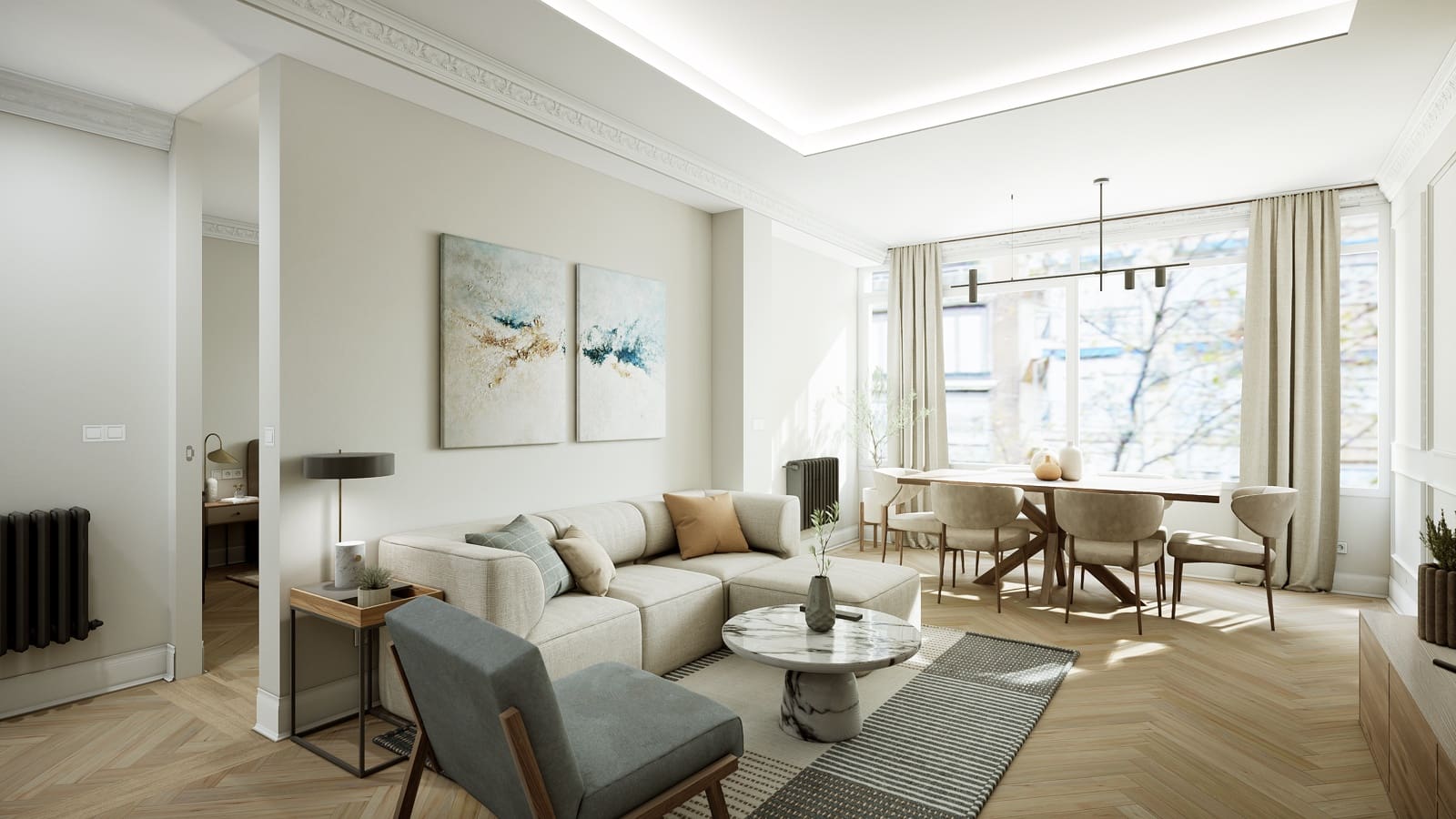 3 quarto Apartamento para venda em Madrid cidade com garagem - 1 300 000 € (Ref: 9858355)