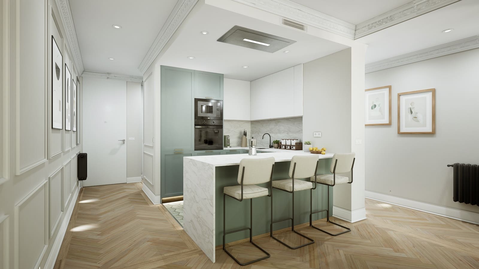 3 quarto Apartamento para venda em Madrid cidade com garagem - 1 300 000 € (Ref: 9858355)