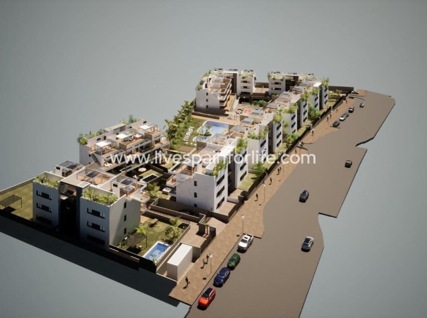 2 makuuhuone Huoneisto myytävänä paikassa Finestrat mukana uima-altaan - 380 000 € (Ref: 10007507)