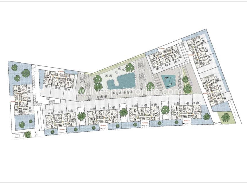 2 makuuhuone Huoneisto myytävänä paikassa Finestrat mukana uima-altaan - 380 000 € (Ref: 10007507)