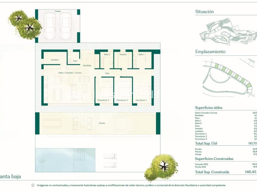 3 sypialnia Willa na sprzedaż w Hacienda del Alamo z basenem - 662 948 € (Ref: 10007509)
