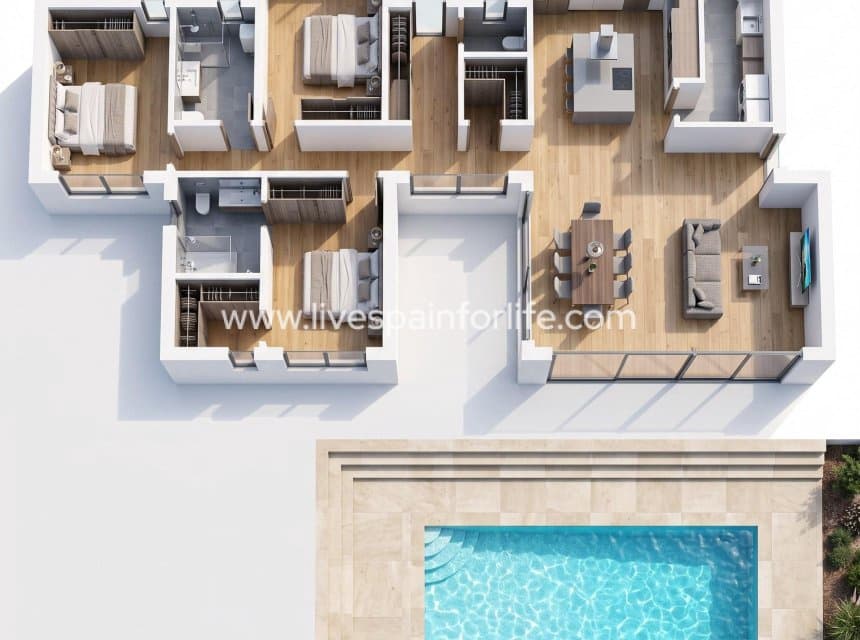 3 slaapkamer Villa te koop in La Romana met zwembad garage - € 508.096 (Ref: 10140148)