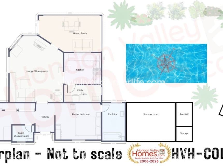 2 camera da letto Villa in vendita in Hondon de los Frailes con piscina - 275.000 € (Rif: 10140283)
