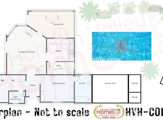 2 camera da letto Villa in vendita in Hondón de los Frailes con piscina - 275.000 € (Rif: 10140283)