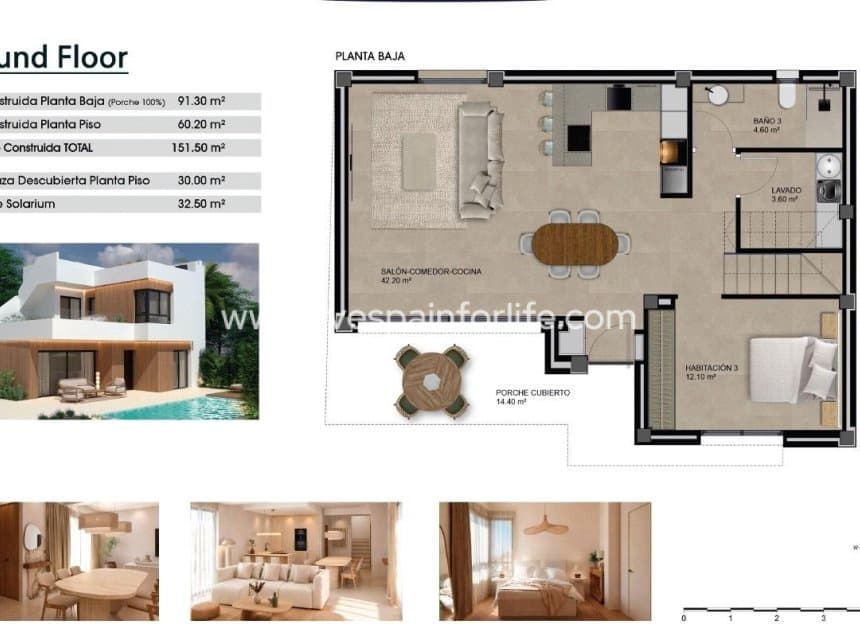 3 soveværelse Villa til salg i Vistabella med swimmingpool garage - € 570.000 (Ref: 10144733)