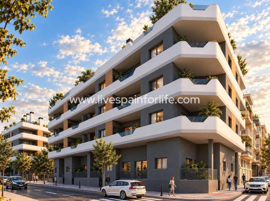 1 soverom Leilighet til salgs i Santa Pola med svømmebasseng garasje - € 285 000 (Ref: 10153916)