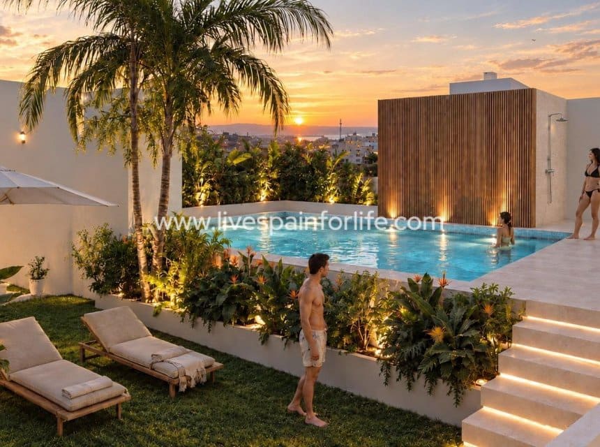 3 sypialnia Apartament na sprzedaż w Santa Pola z basenem garażem - 315 000 € (Ref: 10153918)