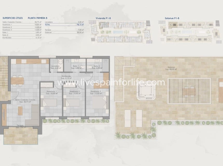 3 soverom Bungalow til salgs i Torre-Pacheco med svømmebasseng garasje - € 305 000 (Ref: 10153923)