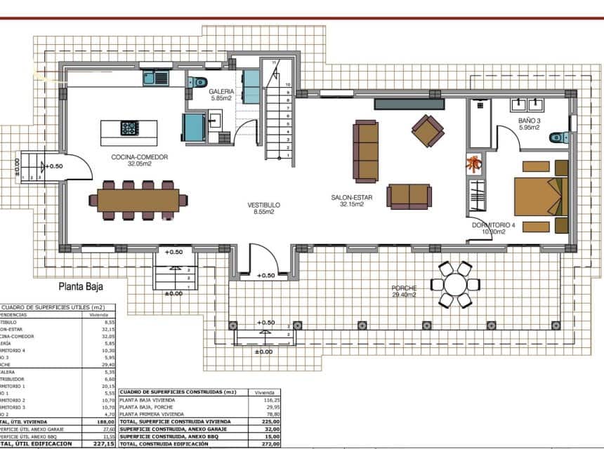 4 sovrum Villa till salu i Pinoso med pool garage - 505 000 € (Ref: 10153931)