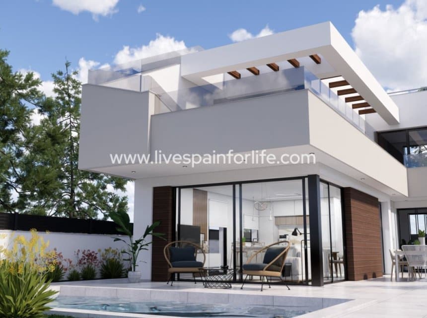 3 soveværelse Villa til salg i Pilar de la Horadada med swimmingpool garage - € 420.000 (Ref: 10153932)