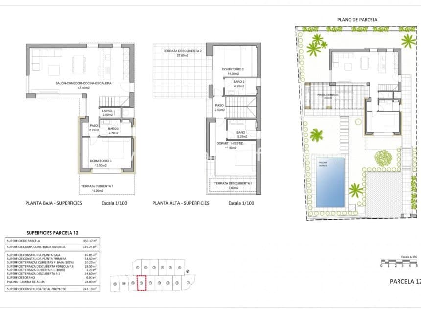 3 slaapkamer Villa te koop in Finestrat met zwembad garage - € 1.195.000 (Ref: 10163320)