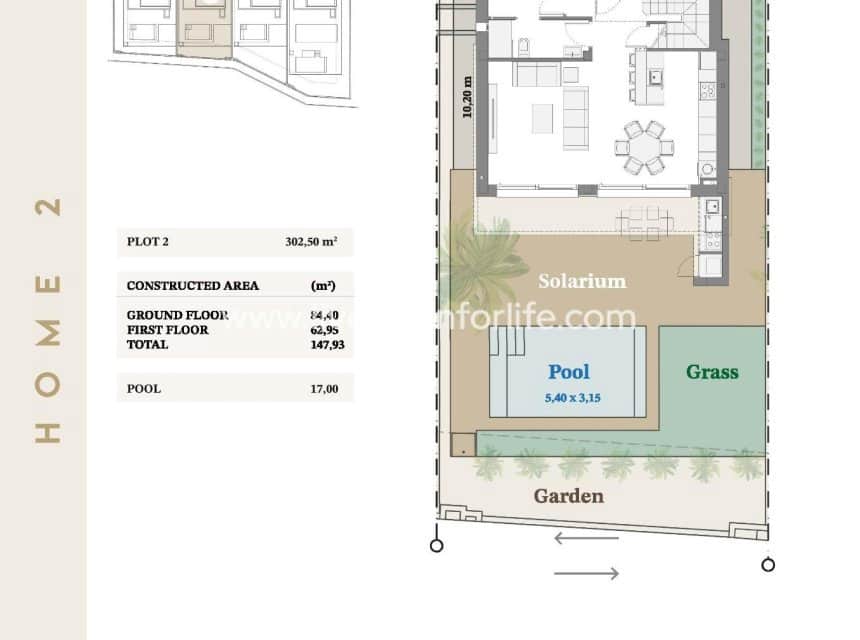 3 makuuhuone Huvila myytävänä paikassa Santiago de la Ribera mukana uima-altaan - 615 000 € (Ref: 10163500)