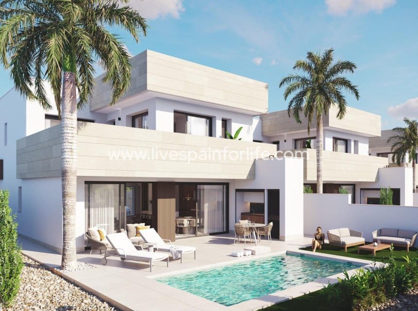 3 makuuhuone Huvila myytävänä paikassa Santiago de la Ribera mukana uima-altaan - 615 000 € (Ref: 10163500)